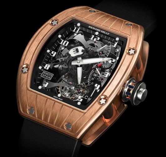 Replica Richard Mille RM 015 Rabat Red Gold Watch